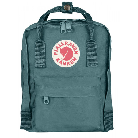 Рюкзак Fjällräven Kanken Mini 7 зелений/сірий 664 frost green