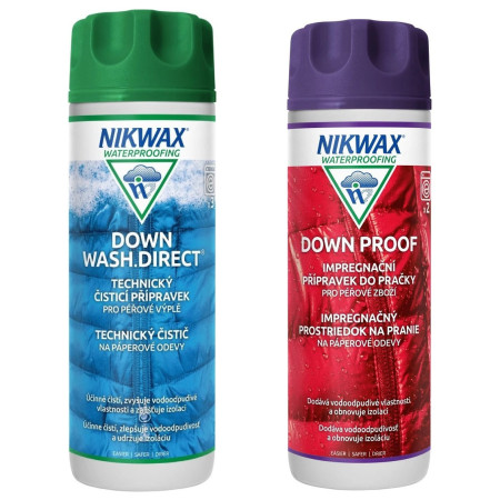 Засіб для догляду Nikwax Down wash direct + Down Proof 2x 300ml