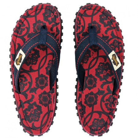 Шльопки Gumbies Islander Flip-Flops - Red & Blue Rose