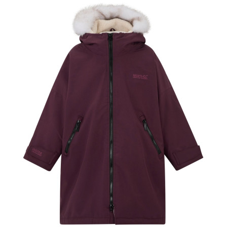 Дитяче водонепроникне пальто Regatta Junior Waterproof Changing Robe Pro Fig фіолетовий Fig