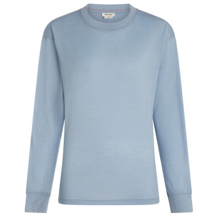 Жіноча функціональна футболка Icebreaker Women Mer 150 Tech Lite LS Relaxed Tee блакитний Zinc Blue