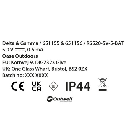 Гірлянда Outwell Delta Light Chain