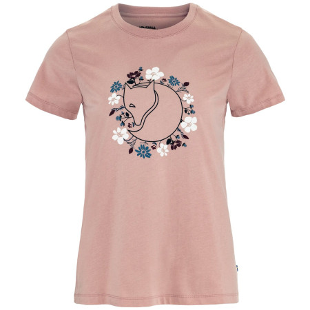 Жіноча футболка Fjällräven Fjällblomster Fox T-shirt W рожевий Chalk Rose