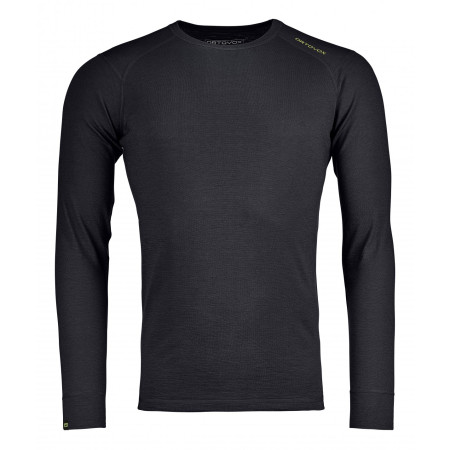 Чоловіча функціональна футболка Ortovox 145 Ultra Long Sleeve M чорний BlackRaven