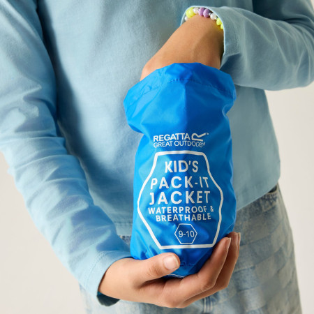 Дитяча куртка Regatta Kids’ Pack-It Jacket III Sonic Blue