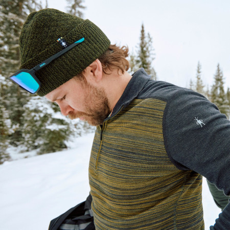 Чоловіча функціональна футболка Smartwool M Classic Thermal Merino Base Layer 1/4 Zip