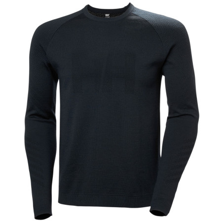 Чоловіча функціональна футболка Helly Hansen Lifa Merino Knitevo Crew чорний 990 Black