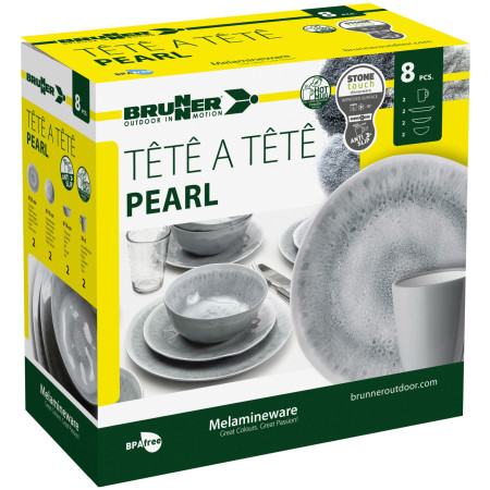 Набір посуду Brunner Set tête-à-tête Pearl 8 pcs