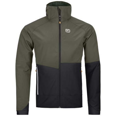 Чоловіча куртка Ortovox Punta Berrino Hooded Jacket Men's зелений/чорний Dark Wild Herbs