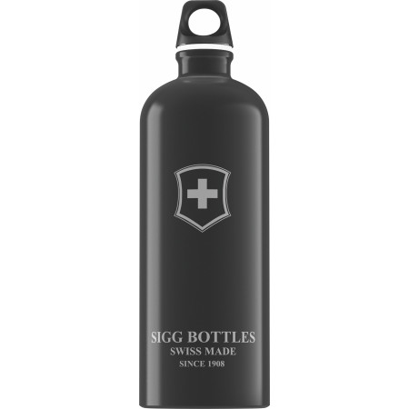 Пляшка Sigg Swiss Emblem 1 l чорний