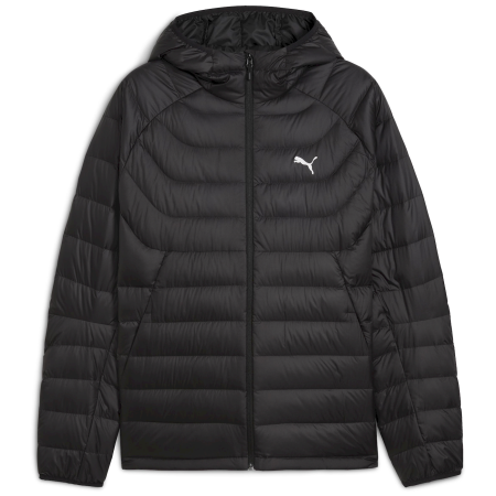 Чоловіча пухова куртка Puma Packlite Hooded Down Jacket чорний PUMA Black