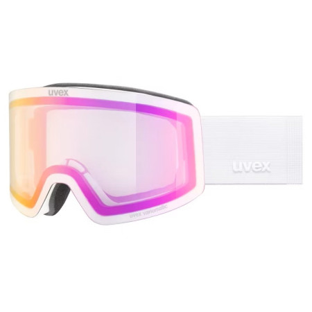 Лижна маска Uvex Provoqe V білий WHITE MATT DL/PINK-CLEAR S0-2