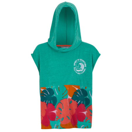 Дитяче пончо Regatta Kids Towel RobeII зелений Turq/TropcLf