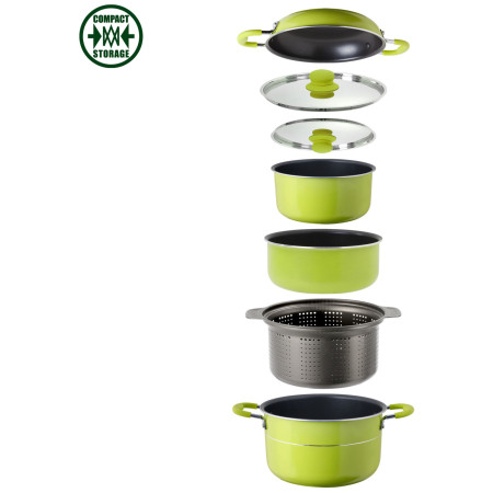 Набір горщиків Brunner Popote Juniper 8+1 Ø 22 cm