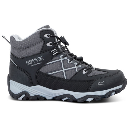 Дитячі черевики Regatta Samaris III Boot Jnr сірий Blk/LgtSteel