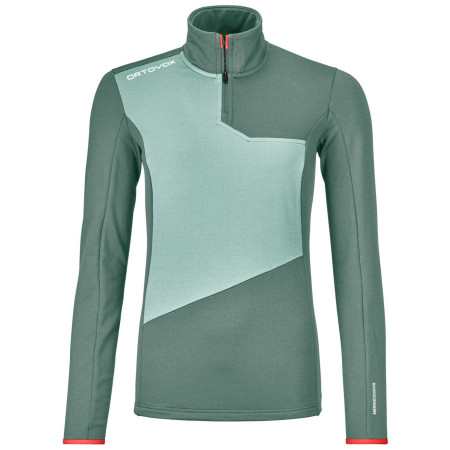 Жіноча толстовка Ortovox Fleece Light Zip Neck W сірий