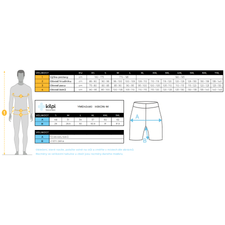 Чоловічі велосипедні шорти Kilpi Hixon M