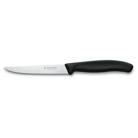 Ніж стейковий Victorinox Стейковий ніж Victorinox 11 см чорний