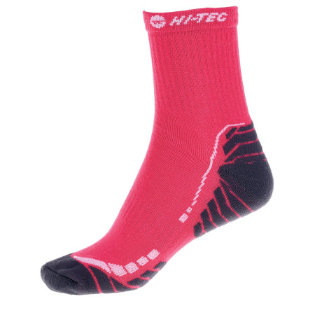 Жіночі шкарпетки Hi-Tec Voren рожевий RaspberryRed/DarkGray/Fuchsia