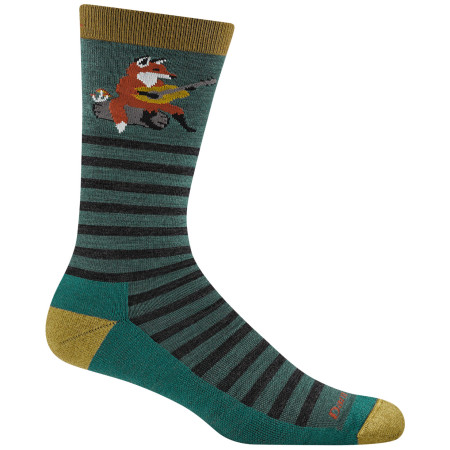 Чоловічі шкарпетки Darn Tough Wild Life Crew Lightweight With Cushion синій fox teal