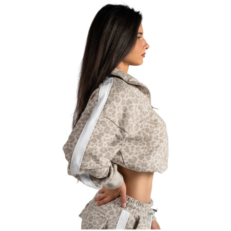 Жіноча толстовка Nebbia Half-Zip Leopard Sweatshirt Primal
