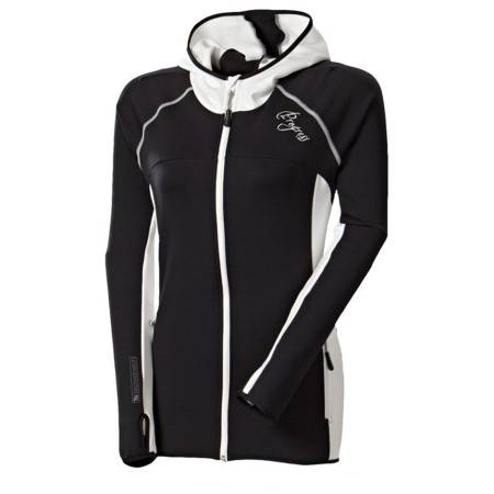 Жіноча толстовка Progress Tiba чорний/білий Black/White