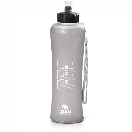 М'яка пляшка Zulu Soft Flask 750 сірий