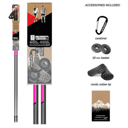 Палиці для скандинавської ходьби Fizan NW Runner