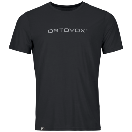 Чоловіча функціональна футболка Ortovox 150 Cool Brand Ts M чорний Black Raven