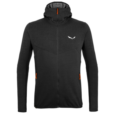 Чоловіча толстовка Salewa *Light Micro Pl M Fz Hdy чорний