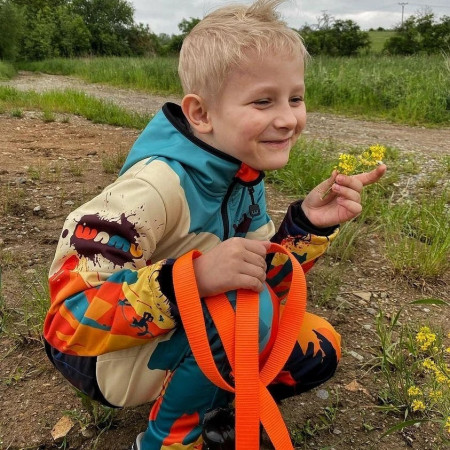 Дитяча софтшелова куртка WAMU Mountain Bike