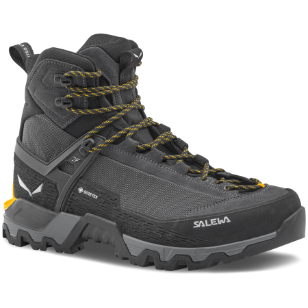 Чоловічі трекінгові черевики Salewa Mtn Trainer 3 Tech Mid Gtx M сірий Black/Onyx