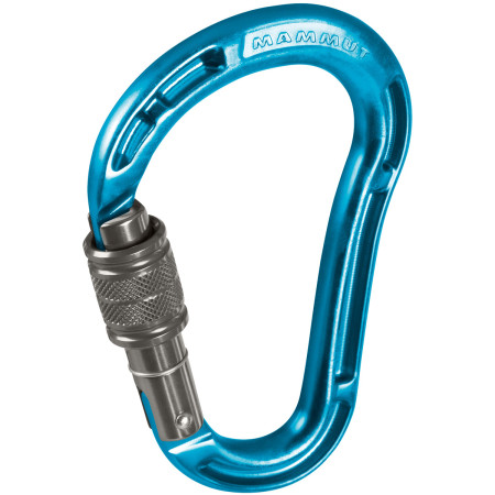 Карабін Mammut Bionic HMS Screw Gate синій aqua