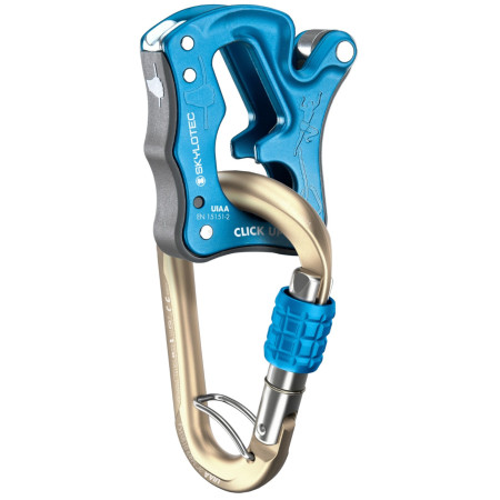 Напівавтоматичний спусковий пристрій Skylotec Click up kit синій Light Blue