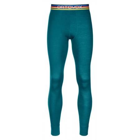 Чоловічі термоштани Ortovox 185 Rock'N'Wool Long Pants зелений