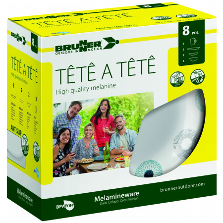 Набір посуду Brunner Set tête-à-tête Deep Sea 8 pcs