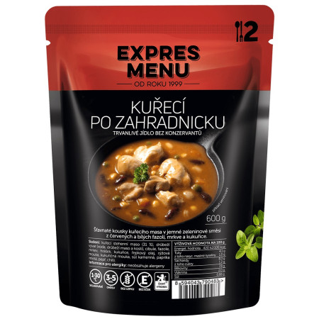 Готова їжа Expres menu Курка з овочами 600 г