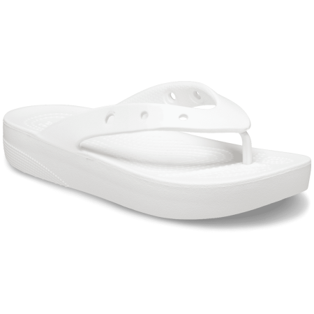Жіночі шльопанці Crocs Classic Platform Flip W білий