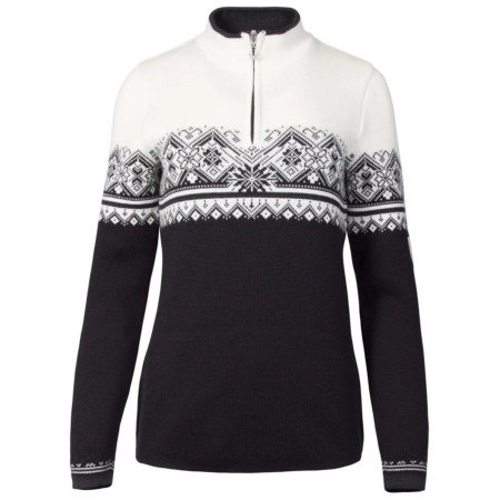 Жіночий светр Dale of Norway Moritz Fem Sweater чорний/білий Black White Darkcharcoal