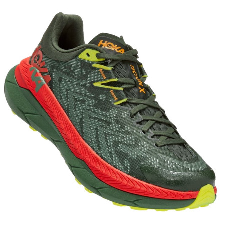 Чоловічі кросівки Hoka One One Tecton X зелений/помаранчевий