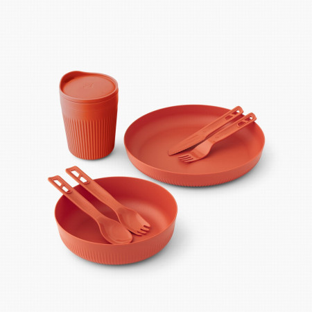 Набір посуду Sea to Summit Passage Dinnerware Set 1P 7 Piece червоний