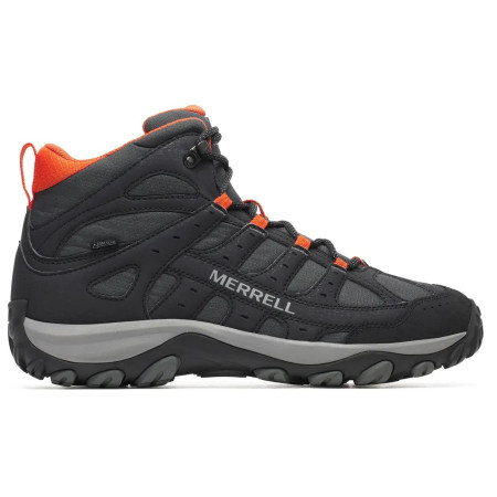 Чоловічі туристичні черевики Merrell Accentor 4 Sport Mid Gtx чорний black/firetail