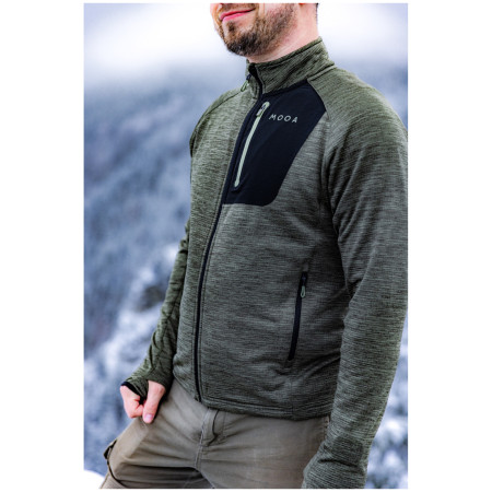 Чоловіча толстовка MOOA Nyore Grid 220