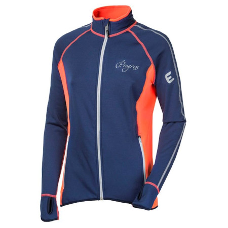 Жіноча толстовка Progress TS Tispa II 17OA темно-синій tm.modrá/lososová