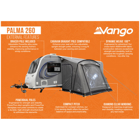 Намет для кемпера Vango Palma 260