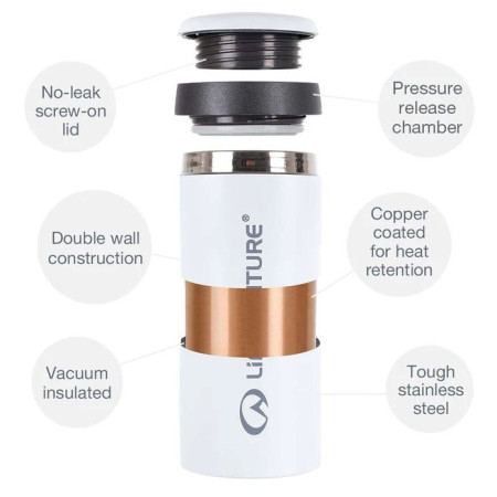 Термокружка LifeVenture One Touch Thermal Mug 350 ml