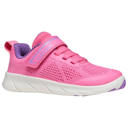 Дитячі черевики Geox J Foot-Run Girl Pink/Lavender рожевий PINK/LAVENDER