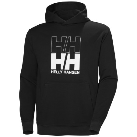 Чоловіча толстовка Helly Hansen Core Graphic Sweat Hoodie чорний Black
