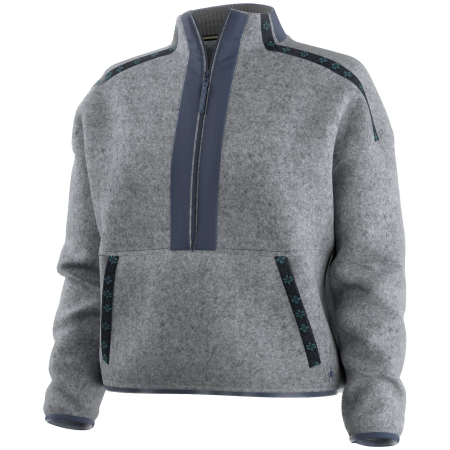 Жіноча кофта Smartwool Women's Second Cut Fleece 1/2 Zip синій Light Navy