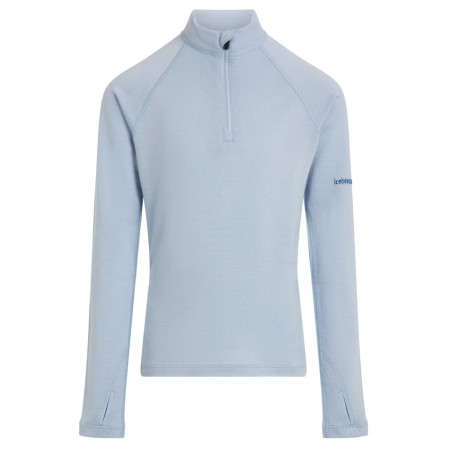 Дитяча функціональна футболка Icebreaker K 260 Tech LS Half Zip блакитний Zinc Blue